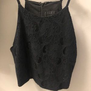 Blaque Label Black Lace Top